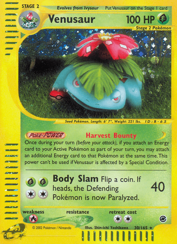 Venusaur Expedition Base Set