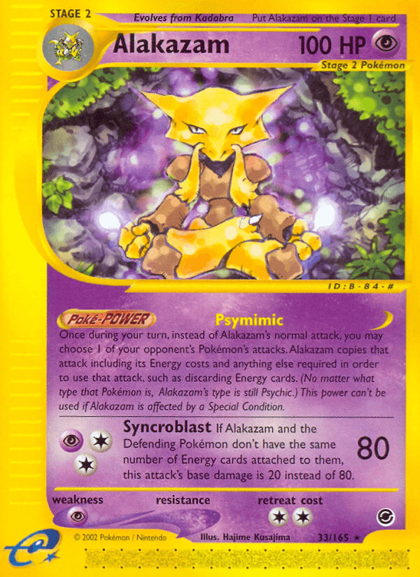 Alakazam Expedition Base Set