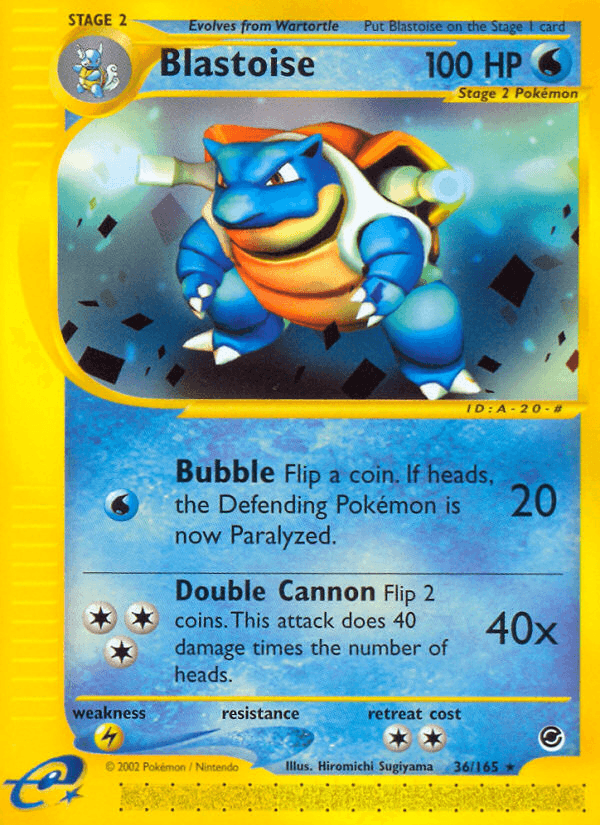 Blastoise Expedition Base Set