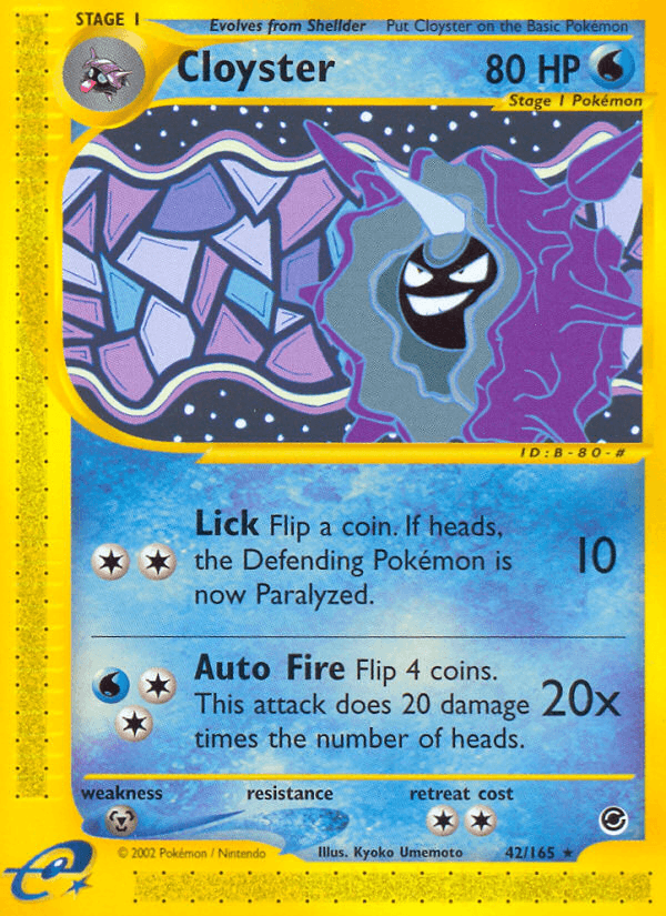 Cloyster Expedition Base Set
