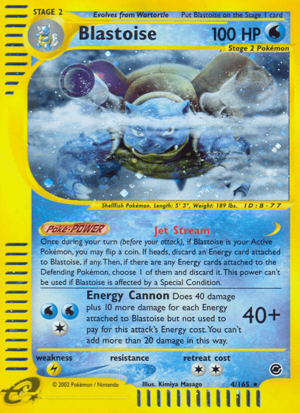 Blastoise Expedition Base Set