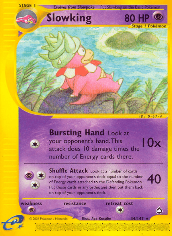 Slowking Aquapolis