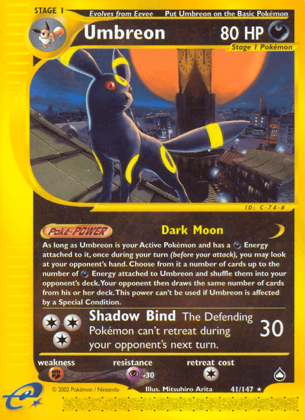Umbreon Aquapolis