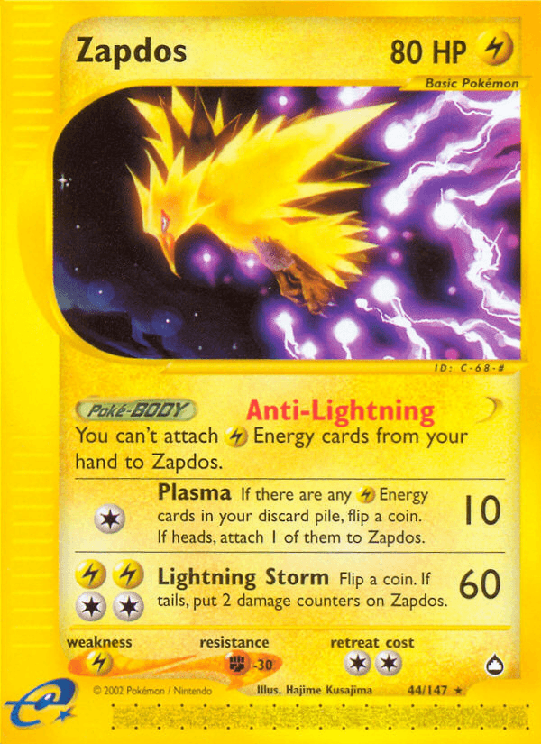 Zapdos Aquapolis