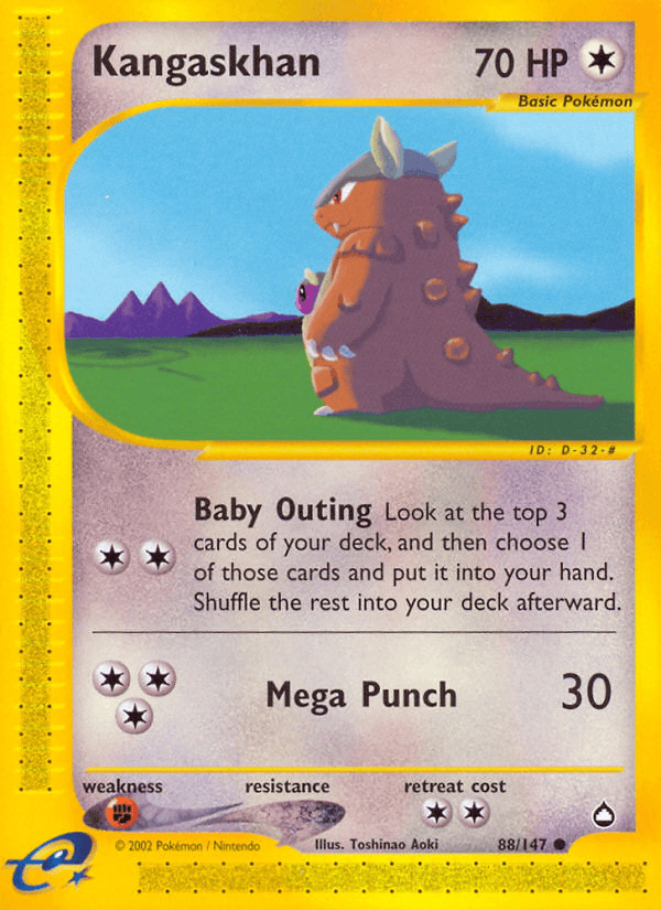 Kangaskhan Aquapolis