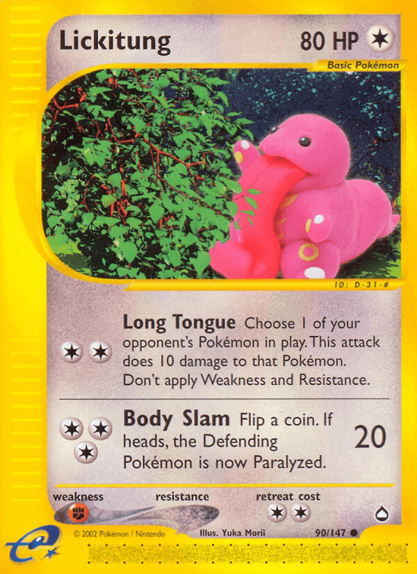 Lickitung Aquapolis