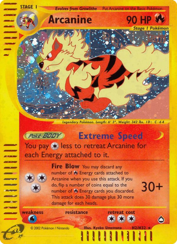 Arcanine Aquapolis