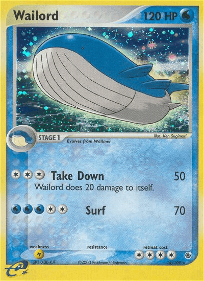 Wailord Ruby & Sapphire