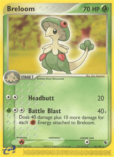 Breloom Ruby & Sapphire