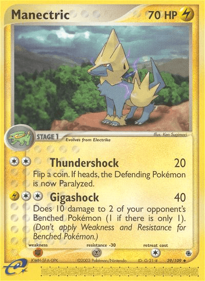 Manectric Ruby & Sapphire