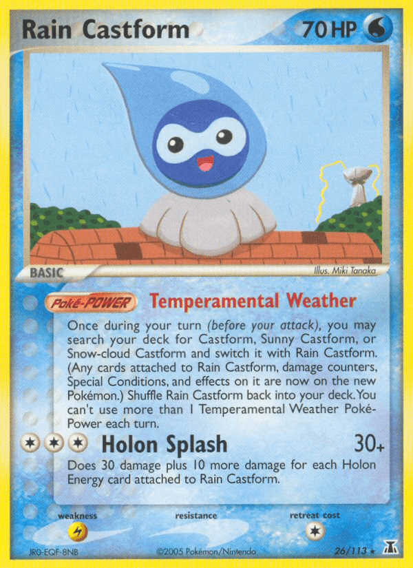 Rain Castform Delta Species