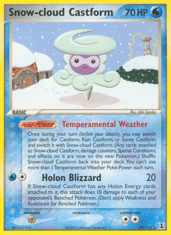 Snow-cloud Castform Delta Species