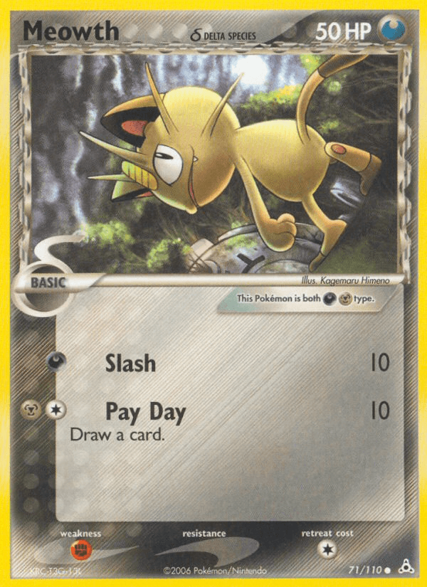 Meowth δ Holon Phantoms