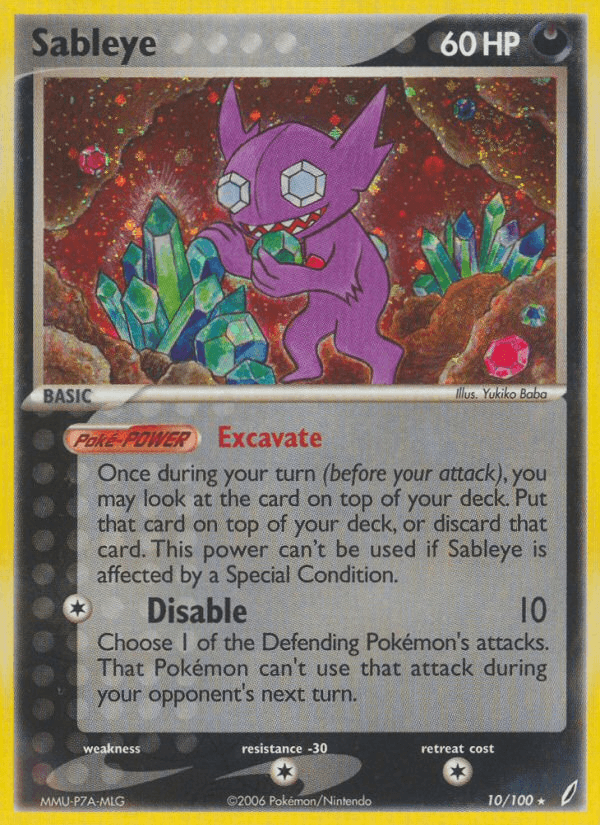 Sableye Crystal Guardians