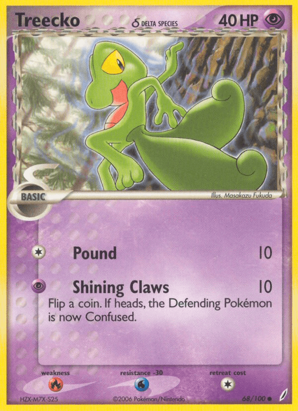 Treecko δ Crystal Guardians