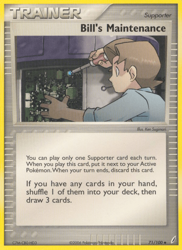 Bill's Maintenance Crystal Guardians