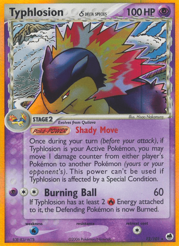 Typhlosion δ Dragon Frontiers