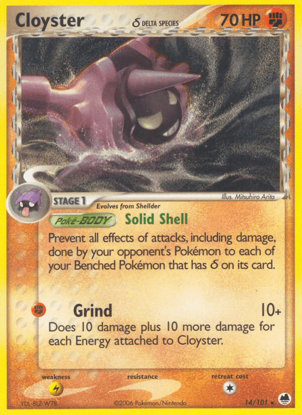 Cloyster δ Dragon Frontiers