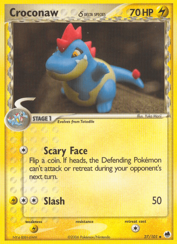 Croconaw δ Dragon Frontiers