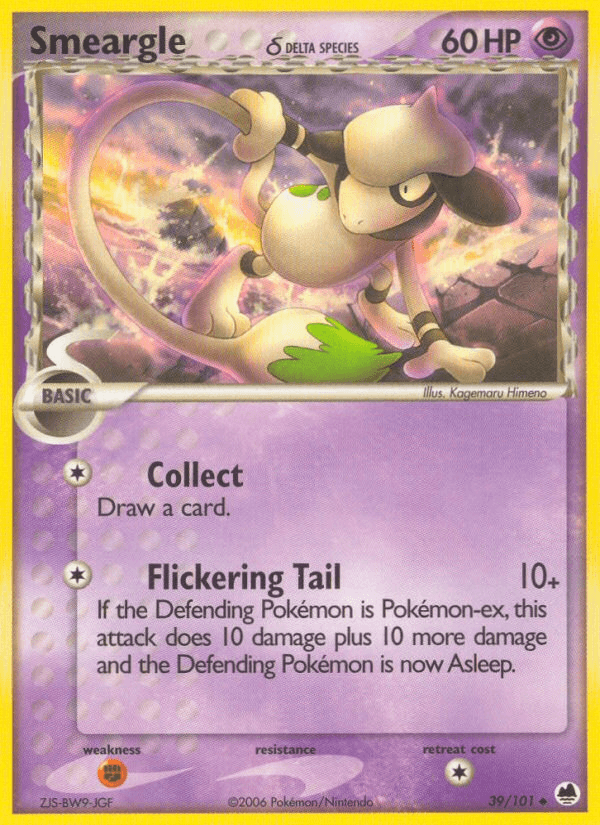 Smeargle δ Dragon Frontiers