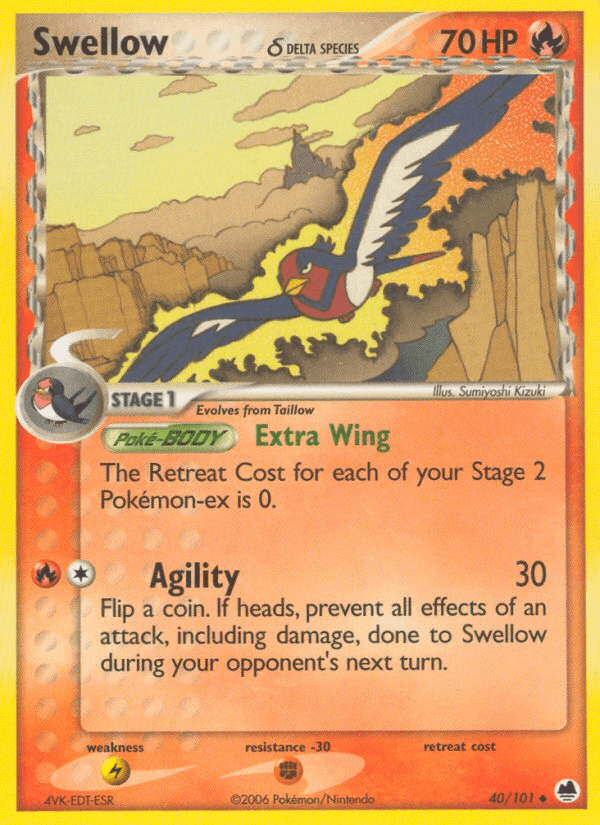 Swellow δ Dragon Frontiers