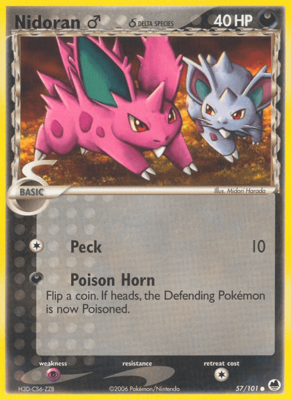 Nidoran ♂ δ Dragon Frontiers