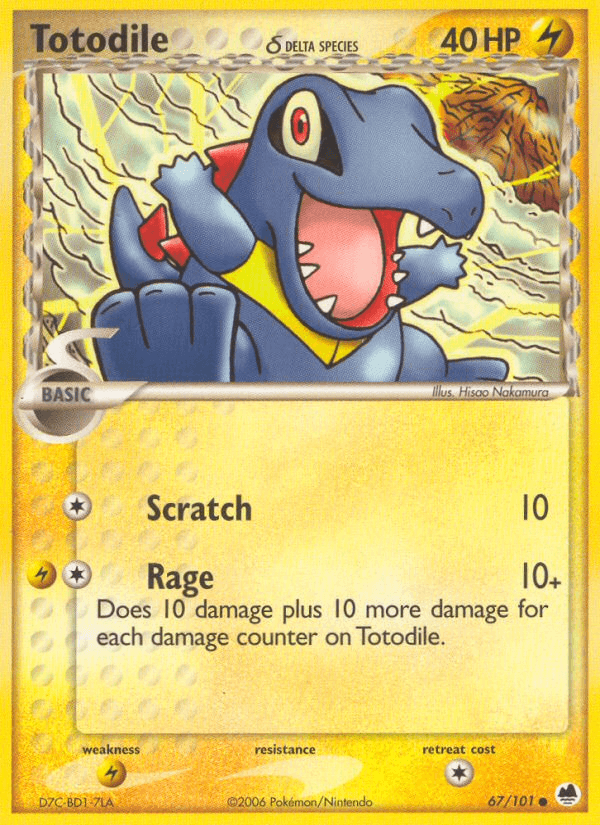 Totodile δ Dragon Frontiers