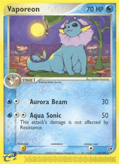 Vaporeon Sandstorm