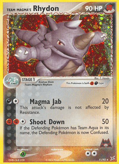 Team Magma's Rhydon Team Magma vs Team Aqua