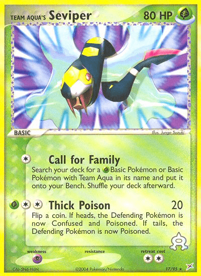 Team Aqua's Seviper Team Magma vs Team Aqua