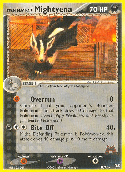 Team Magma's Mightyena Team Magma vs Team Aqua