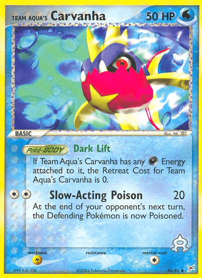 Team Aqua's Carvanha Team Magma vs Team Aqua