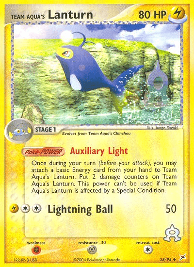 Team Aqua's Lanturn Team Magma vs Team Aqua