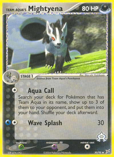 Team Aqua's Mightyena Team Magma vs Team Aqua