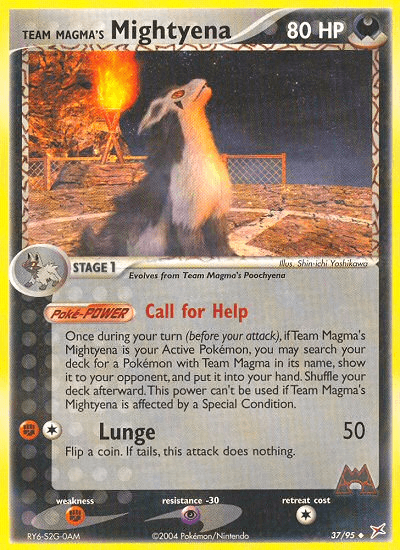 Team Magma's Mightyena Team Magma vs Team Aqua
