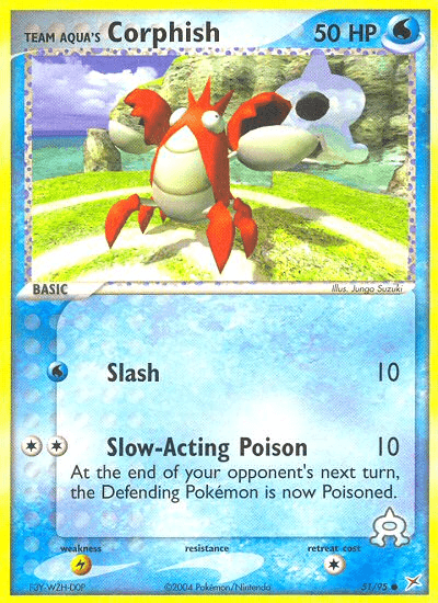 Team Aqua's Corphish Team Magma vs Team Aqua