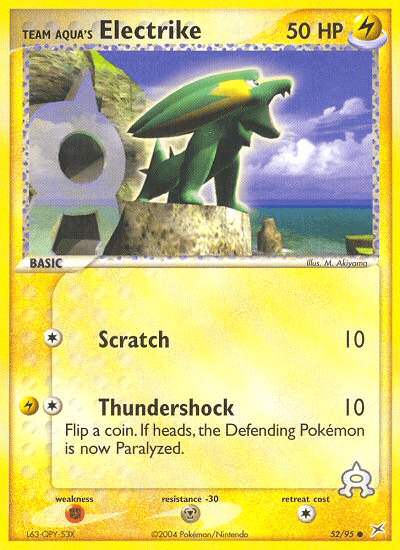 Team Aqua's Electrike Team Magma vs Team Aqua