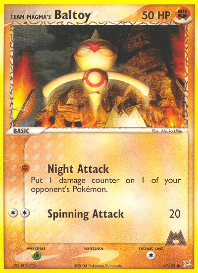 Team Magma's Baltoy Team Magma vs Team Aqua