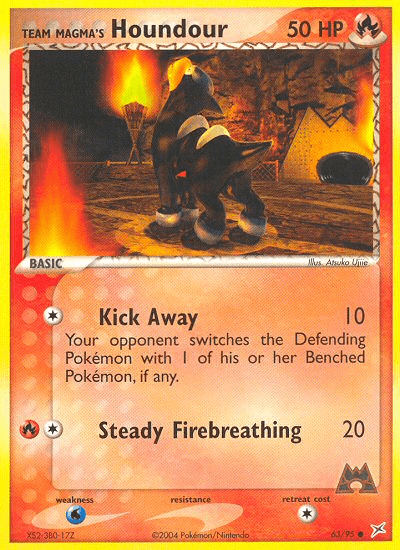 Team Magma's Houndour Team Magma vs Team Aqua