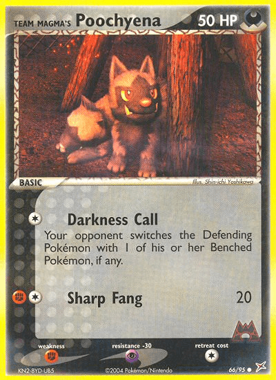 Team Magma's Poochyena Team Magma vs Team Aqua