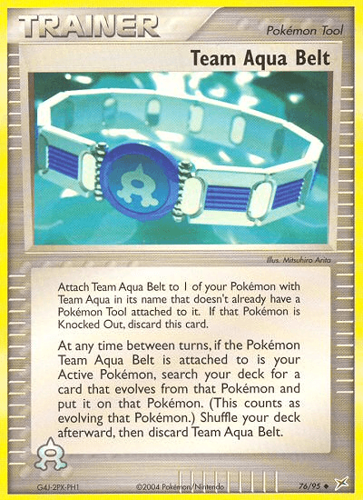 Team Aqua Belt Team Magma vs Team Aqua