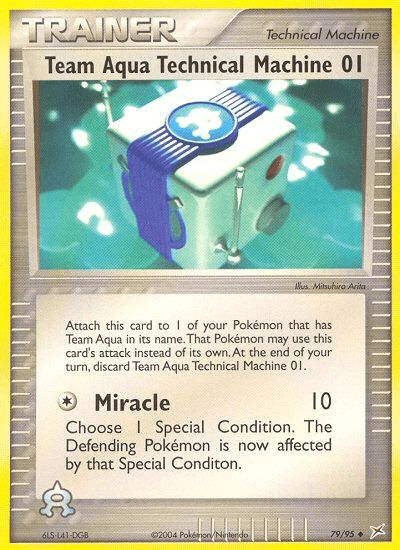 Team Aqua Technical Machine 01 Team Magma vs Team Aqua