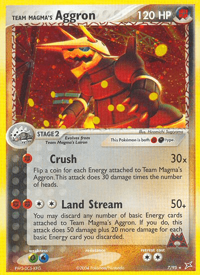 Team Magma's Aggron Team Magma vs Team Aqua