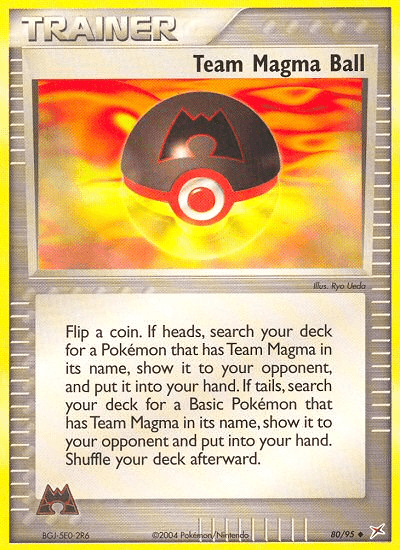 Team Magma Ball Team Magma vs Team Aqua
