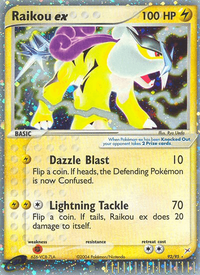 Raikou ex Team Magma vs Team Aqua