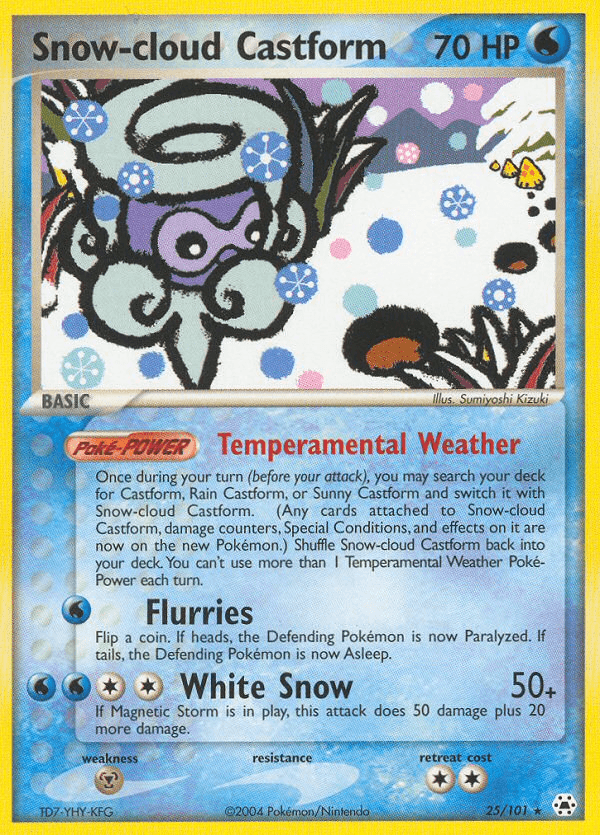 Snow-cloud Castform Hidden Legends