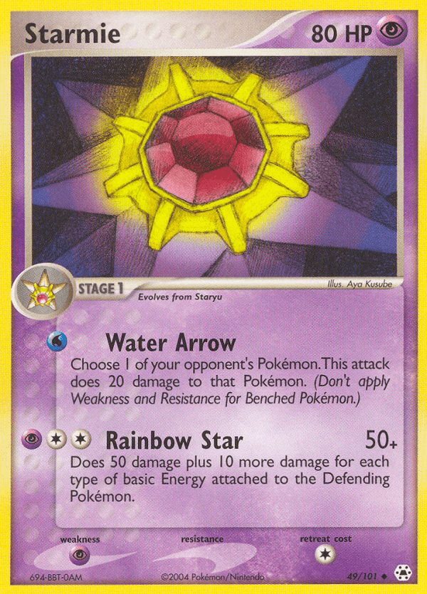 Starmie Hidden Legends