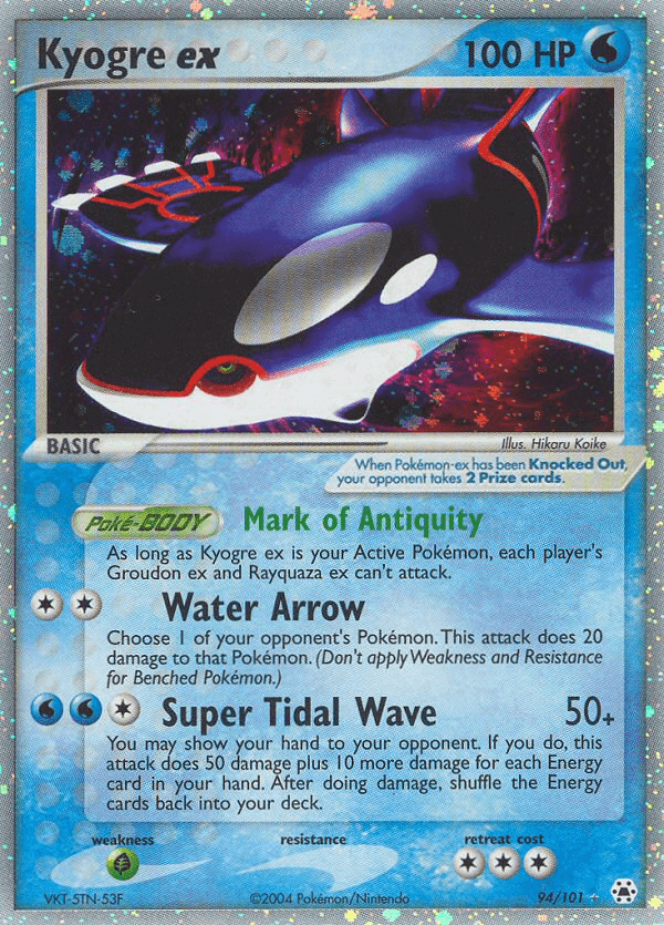 Kyogre ex Hidden Legends