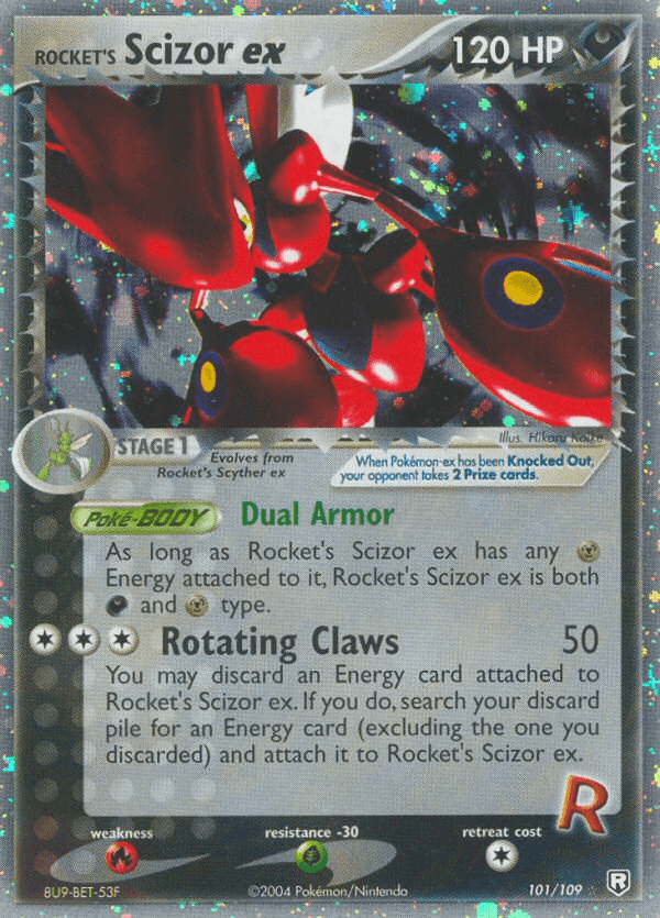 Rocket's Scizor ex Team Rocket Returns