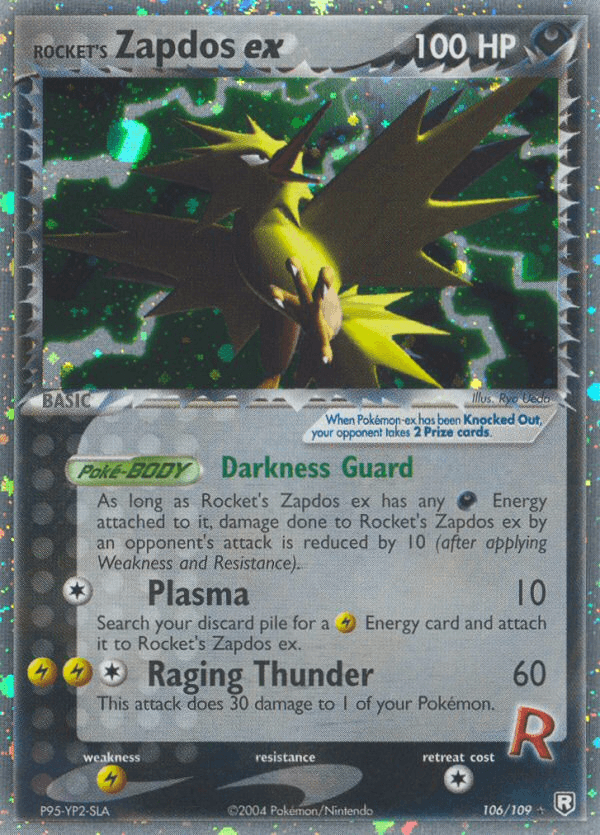 Rocket's Zapdos ex Team Rocket Returns